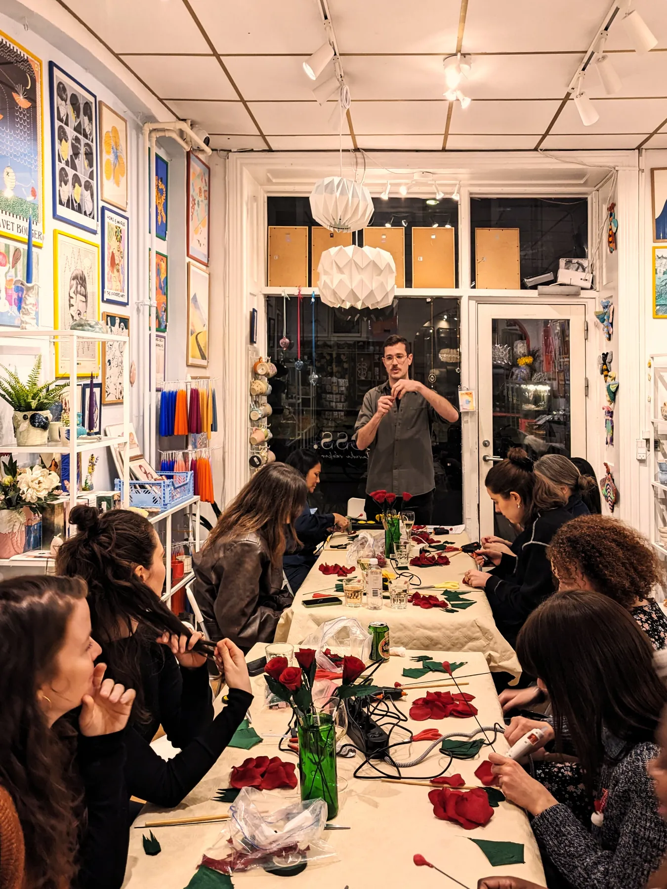 Creative team-building workshop at Blomst Studio